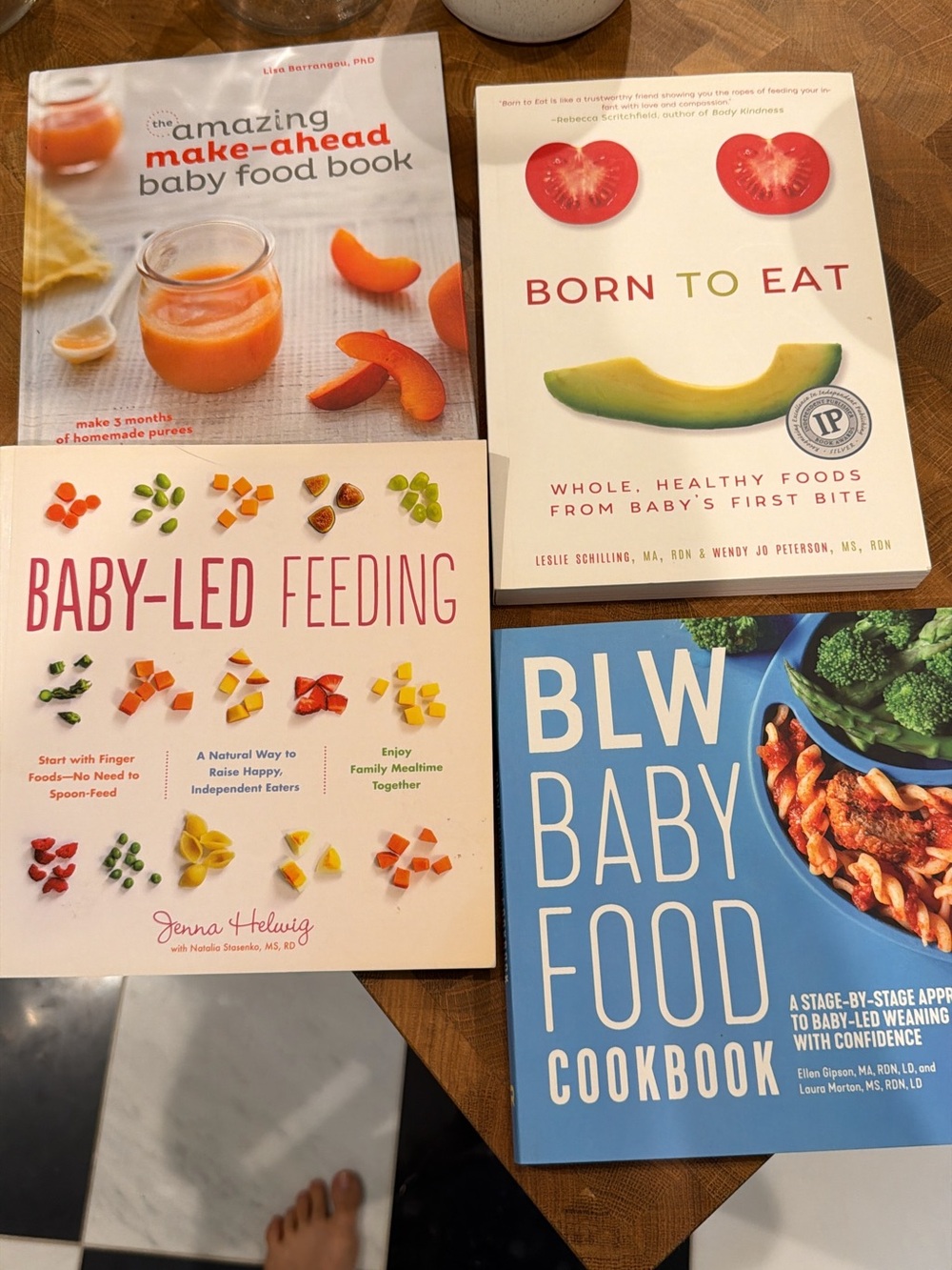 Assorted Baby Food Recipe Books Bundle